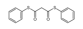 丙二硫代羧酸 S1,S3-二苯酯 结构式