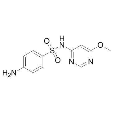 磺胺间甲氧嘧啶 结构式