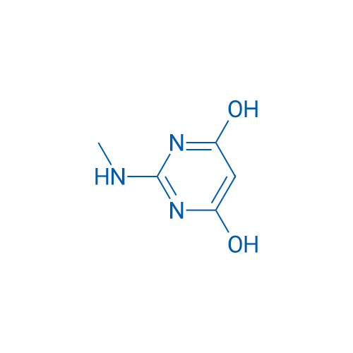 2-(甲基氨基)嘧啶-4,6-二醇 结构式