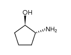 反式-2-氨基环戊醇 结构式