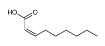 (Z)-2-壬烯酸 结构式