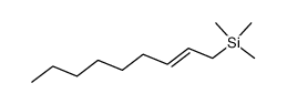 Silane, trimethyl-2-nonenyl-, (E)- 结构式
