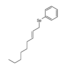 Benzene, (2-nonenylseleno)- 结构式