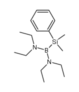 Boranediamine, 1-(dimethylphenylsilyl)-N,N,N',N'-tetraethyl- (9CI) 结构式