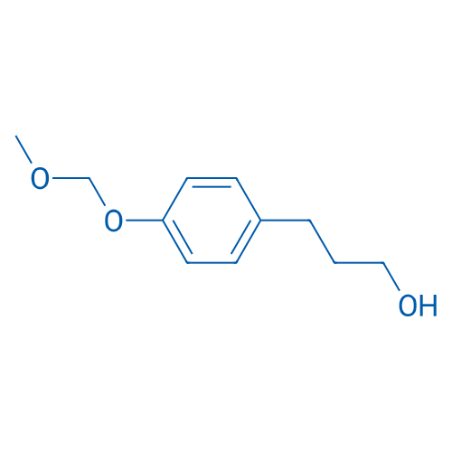 3-(4-(MethoxyMethoxy)phenyl)propan-1-ol 结构式