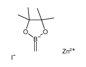 Zinc, iodo[(4,4,5,5-tetramethyl-1,3,2-dioxaborolan-2-yl)methyl]- 结构式
