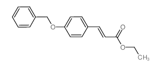 乙基 3-[4-(苄氧基)苯基]丙烯酸酯 结构式