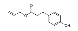 4-羟基苯丙酸烯丙酯 结构式