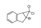 6a-溴-1,1-二氯-1,1a,6,6a-四氢环丙并[a]茚 结构式