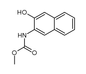 Carbamic acid, (3-hydroxy-2-naphthalenyl)-, methyl ester (9CI) 结构式