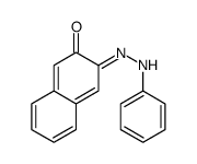 3-苯基偶氮-2-萘酚 结构式