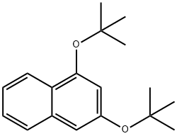 1,3-二叔丁氧基萘 结构式
