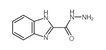 1H-苯并咪唑-2-羧酸肼 结构式