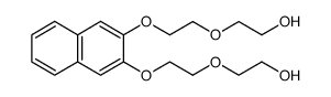 Ethanol, 2,2'-[2,3-naphthalenediylbis(oxy-2,1-ethanediyloxy)]bis- 结构式