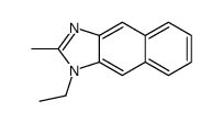 1-乙基-2-甲基-1H-萘并[2,3-d]咪唑 结构式