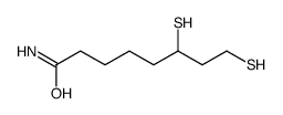 6,8-二巯基辛酰胺 结构式