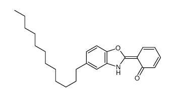 2-(5-十二烷基-2-苯并恶唑基)苯酚 结构式