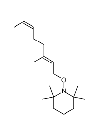 Piperidine, 1-[(3,7-dimethyl-2,6-octadienyl)oxy]-2,2,6,6-tetramethyl-, (E)- (9CI) 结构式