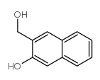 3-HYDROXYMETHYL-2-HYDROXYNAPHTHALENE 结构式