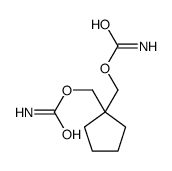 Dicarbamic acid cyclopentan-1-ylidenebismethylene ester 结构式