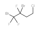 1,2-二溴-4-氯-1,1,2-三氟丁烷 结构式