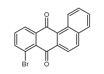 8-溴苯并[a]蒽-7,12-二酮 结构式