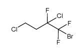 1-溴-2,4-二氯-1,1,2-三氟丁烷 结构式