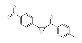 Methanone, (4-methylphenyl)[3-(4-nitrophenyl)-2-oxiranyl]- 结构式