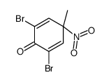 2,6-二溴-4-甲基-4-硝基-2,5-环己二烯-1-酮 结构式
