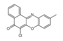 6-chloro-10-methyl-5H-benzo[a]phenoxazin-5-one 结构式