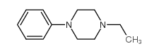 1-乙基-4-苯基哌嗪 结构式