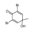 2,5-Cyclohexadien-1-one, 2,6-dibromo-4-hydroxy-4-methyl- 结构式