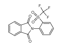 1H-Isoindole-1,3(2H)-dione, 2-[2-[(trifluoromethyl)sulfonyl]phenyl]- 结构式