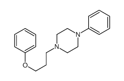 1-Phenoxy-3-(4-phenylpiperazino)propane 结构式