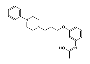 Acetamide, N-[3-[3-(4-phenyl-1-piperazinyl)propoxy]phenyl]- 结构式