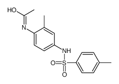 Acetamide, N-[2-methyl-4-[[(4-methylphenyl)sulfonyl]amino]phenyl]- 结构式