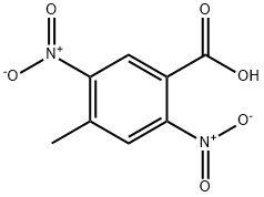 4-甲基-2,5-二硝基苯甲酸 结构式
