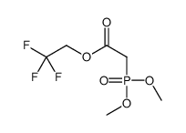 Acetic acid, 2-(dimethoxyphosphinyl)-, 2,2,2-trifluoroethyl ester 结构式