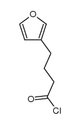 3-Furanbutanoyl chloride 结构式