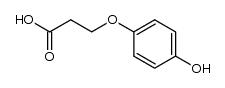 3-(4-羟基苯氧基)丙酸 结构式