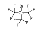 Tris(trifluoromethyl)bromogermane 结构式