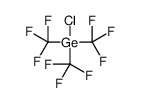 Tris(trifluoromethyl)chlorogermane 结构式