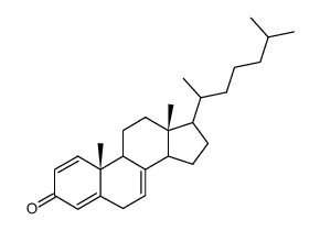 胆甾-1,4,7-三烯-3-酮 结构式