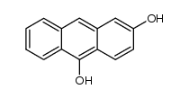 2,10-蒽二酚 结构式