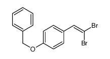 1-(benzyloxy)-4-(2,2-dibromoethenyl)benzene 结构式