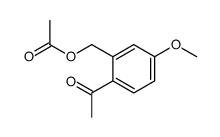 Ethanone, 1-[2-[(acetyloxy)methyl]-4-methoxyphenyl]- 结构式