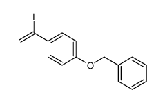 Benzene, 1-(1-iodoethenyl)-4-(phenylmethoxy)- 结构式