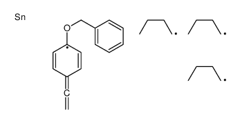Stannane, tributyl[1-[4-(phenylmethoxy)phenyl]ethenyl]- 结构式