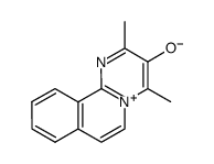 3-羟基-2,4-甲基嘧啶并[2,1-a]异喹啉-5-鎓内盐 结构式