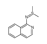 1-Isoquinolinamine, N-(dimethyl-λ4-sulfanylidene)- 结构式